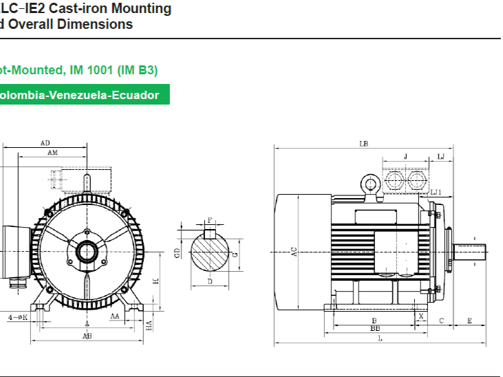 MOTOR TRIF 1HP 1200RPM FR90S NIDEC US MOTORS IP55